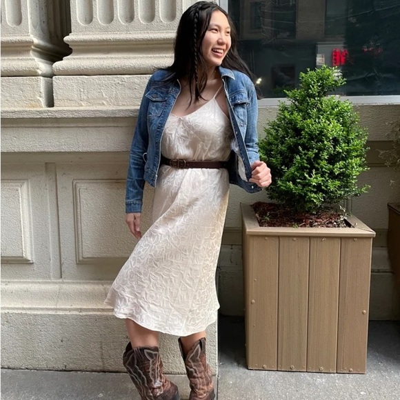 Smash + Tess x Ashlee Simpson Rose Pink Disco Slip Dress - size Medium (M) NWT - Picture 3 of 7